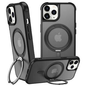 360° Magnetic Swivel Ring for iPhone 12 pro max case, Built-in Metal Stand